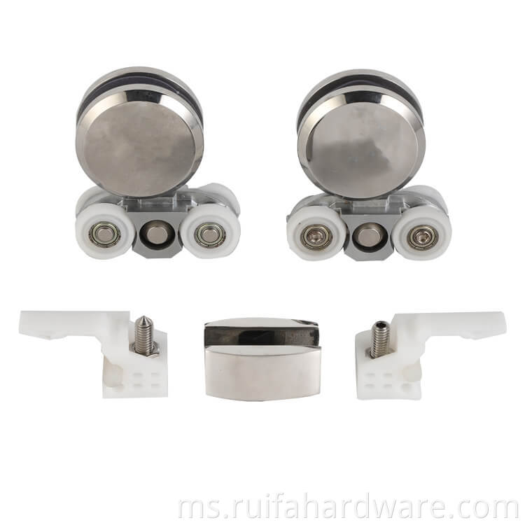 Penggelek pintu gelangsar keluli tahan karat (6) Stainless Steel Sliding Door Rollers (6)